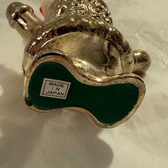 VINTAGE SANTA CANDLE HOLDER METAL JAPAN - Picture 3 of 8